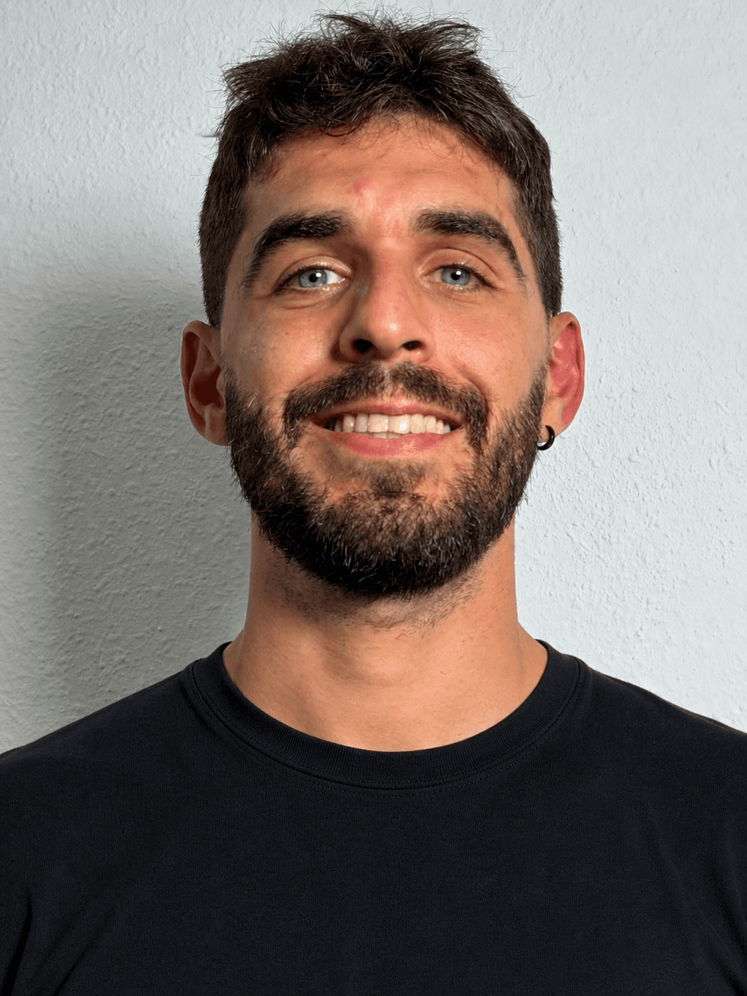 Franco Avignone, creador de SistemaLoop, en su local